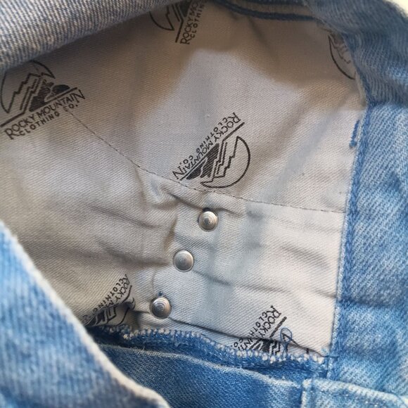 30/11 27x36 Vintage Rocky Mountain Jeans High-Waist Ranch Cowgirl Denim 1990s - Picture 8 of 8